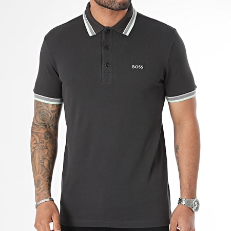 BOSS - Polo Manches Courtes Paddy 50469055 Gris