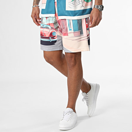 Classic Series - Set di camicia a maniche corte e pantaloncini da jogging multipli