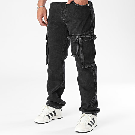 Classic Series - Pantalon Cargo Jean Noir