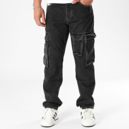 Classic Series - Pantalon Cargo Jean Noir