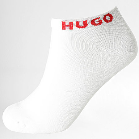 HUGO - Lote de 3 pares de calcetines 50516405 Blanco