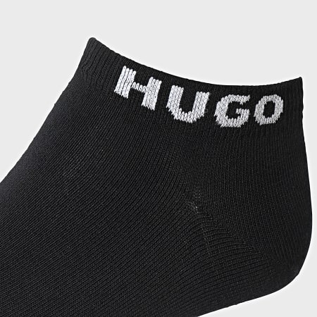 HUGO - Lote de 3 pares de calcetines 50516405 Negro