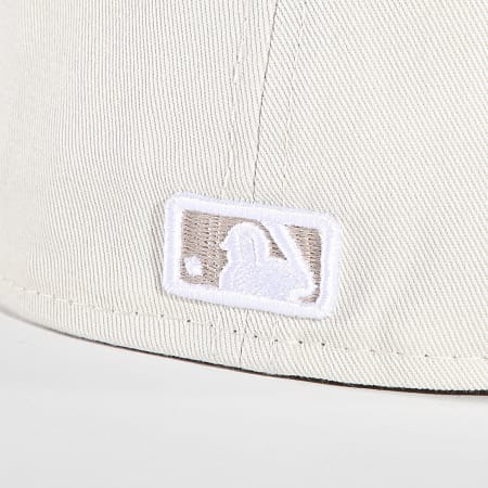 New Era - Casquette Fitted 59Fifty White Crown NY 60435038 Beige
