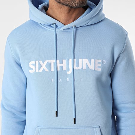 Sixth June - Sudadera con capucha azul claro
