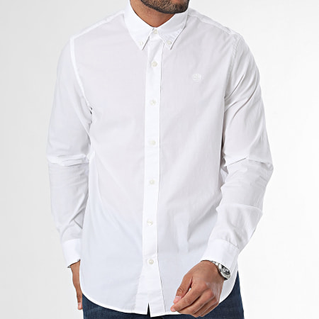 Timberland - Chemise Manches Longues A6GRH Blanc
