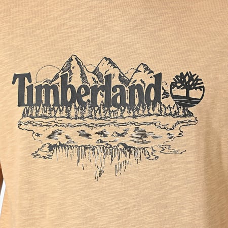 Timberland - Tee Shirt A5UFU Beige Chiné