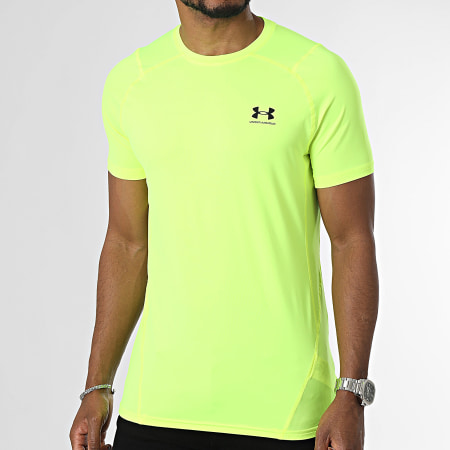 Under Armour - Tee Shirt Fitted 1361683 Jaune
