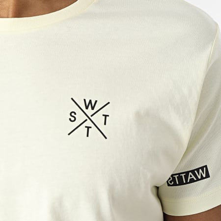 Watts - Camiseta oversize 1WATTS01 Amarillo claro