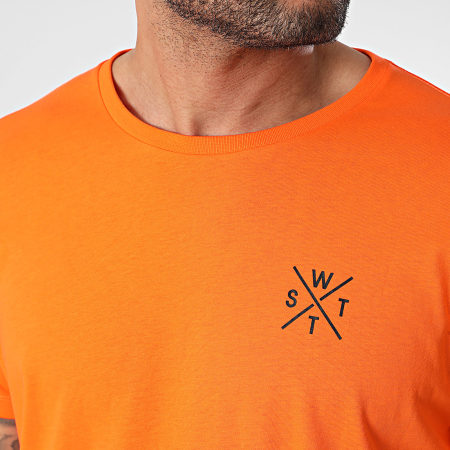 Watts - Tee Shirt Oversize 1WATTS01 Orange