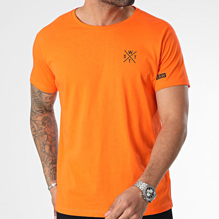 Watts - Camiseta oversize 1WATTS01 Naranja
