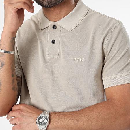 BOSS - Polo Manches Courtes Prime 50507813 Beige