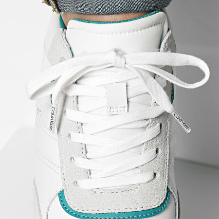 Calvin Klein - Low Top Lace Up Mix 1399 Light Grey Granite Road Fanfare Sneakers