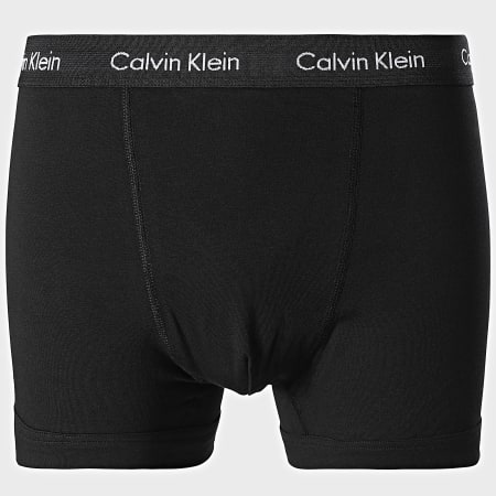 Calvin Klein - Juego de 5 bóxers de algodón elástico NB2877A Azul claro Negro Rosa Azul real Gris