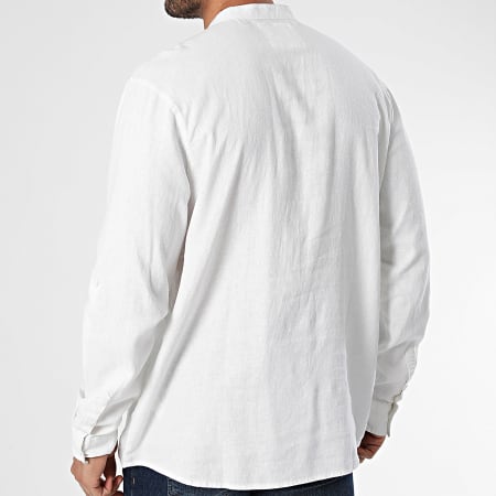 Classic Series - Camisa blanca de manga larga