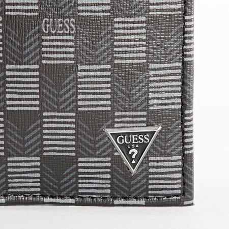 Guess - Portafoglio SMJESELEA22 Nero Grigio