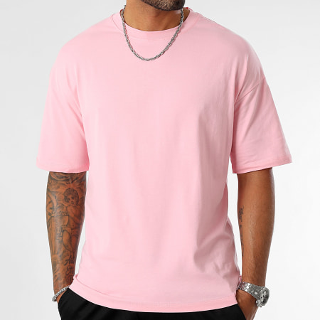 LBO - Set di 2 magliette grandi 1096 bianco rosa