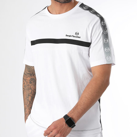 Sergio Tacchini - Camiseta Gradiente 40538 Blanca