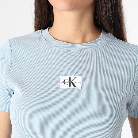 Calvin Klein - Tee Shirt Femme 3092 Bleu Clair