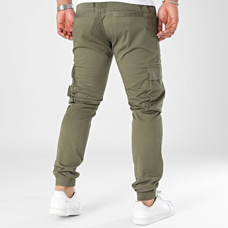 Calvin Klein - 4696 Pantalones cargo verde caqui