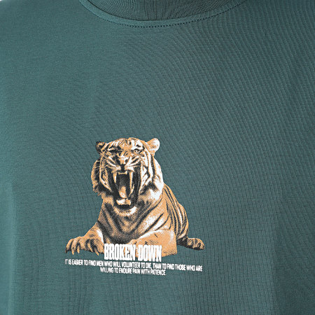 Classic Series - Camiseta oversize verde oscuro