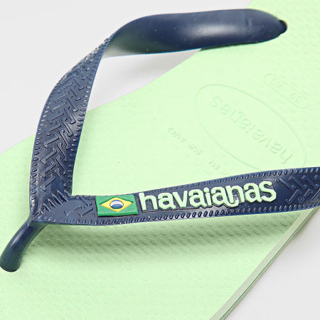 Havaianas - Chanclas Brasil Logo Verde claro