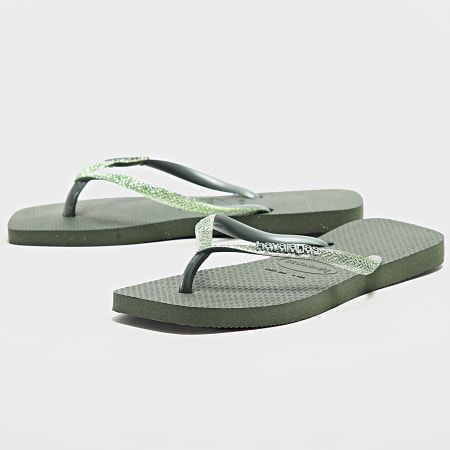 Havaianas - Tongs Femme Square Green Olive