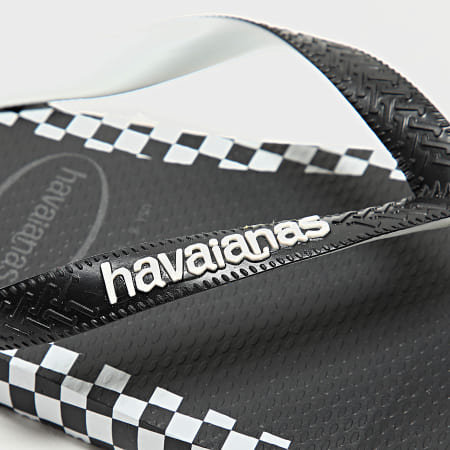 Havaianas - Scarpe Checkmate Court Nero Bianco