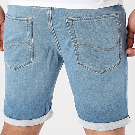 Jack And Jones - Pantalones cortos vaqueros azules Rick Icon