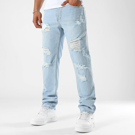 LBO - Relaxed Fit Destroy 3170 Blue Wash Jeans