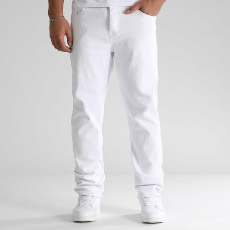 LBO - Vaqueros rectos relajados 0246 Blanco