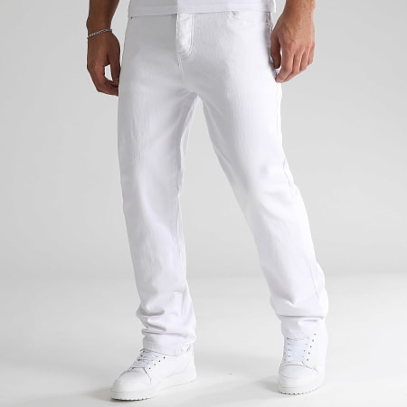 LBO - Vaqueros rectos relajados 0246 Blanco