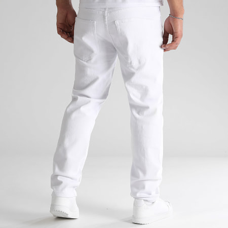 LBO - Vaqueros rectos relajados 0246 Blanco