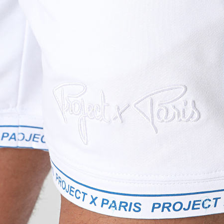 Project X Paris - Short Jogging A Bandes 2440092 Blanc
