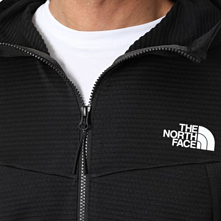 The North Face - Sweat Zippé Capuche Fleece A87J5 Noir