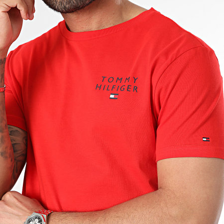 Tommy Hilfiger - Maglietta con logo 2916 rosso