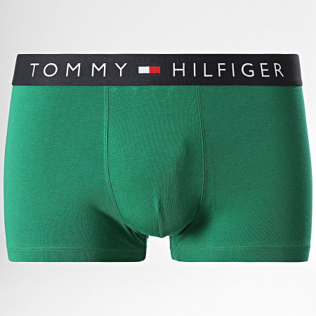 Tommy Hilfiger - Lot De 3 Boxers Trunk 3180 Bleu Foncé Bleu Marine Vert