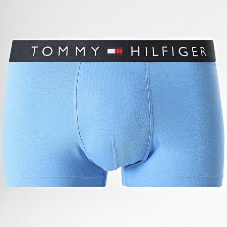 Tommy Hilfiger - Lot De 3 Boxers Trunk 3180 Rouge Bleu Clair Bleu Marine