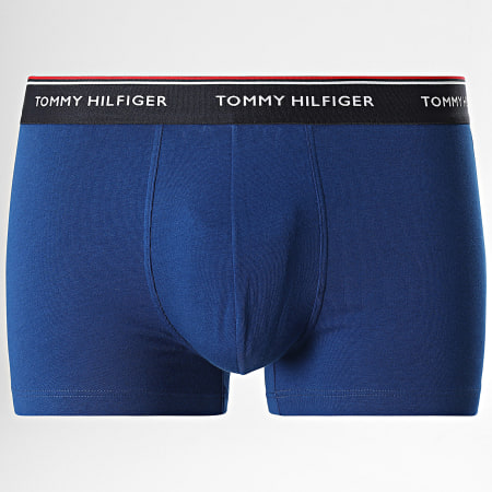 Tommy Hilfiger - Lot De 3 Boxers Trunk 3842 Bleu Clair Bleu Marine Gris