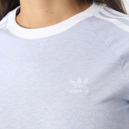 Adidas Originals - Tee Shirt A Bandes Femme IR8108 Violet Chiné