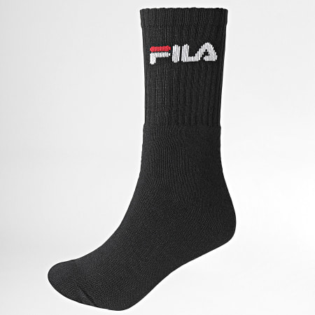 Fila - Lote de 3 pares de calcetines F9505 Negro