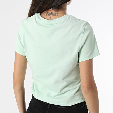 Guess - Tee Shirt Femme W4GI31 Vert Argenté
