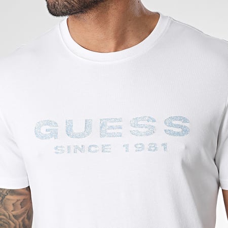 Guess - Camiseta M4GI61-J1314 Blanca
