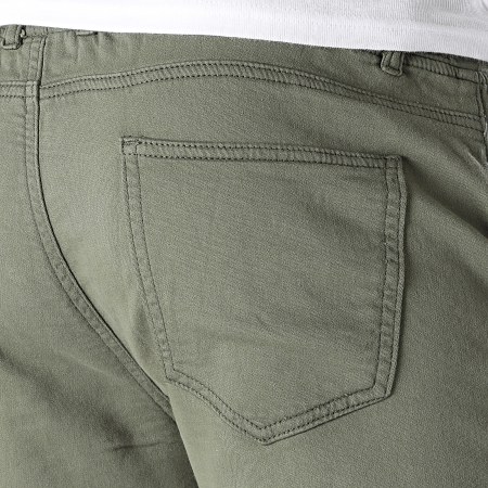 KZR - Pantalones cortos vaqueros verde caqui