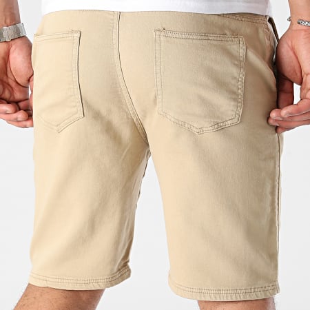 KZR - Pantaloncini di jeans beige