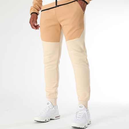 LBO - 0210 Beige Wit Camel Trainingspak