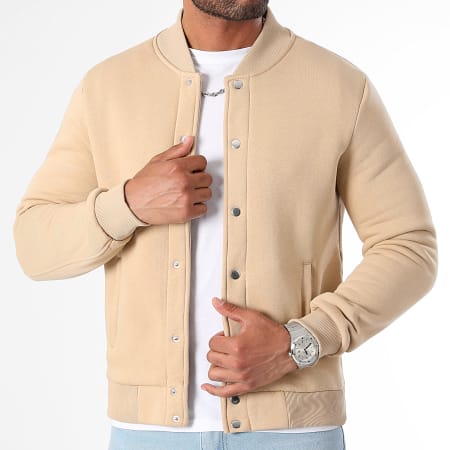 LBO - Giacca bomber Molton 3211 Beige