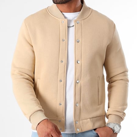 LBO - Giacca bomber Molton 3211 Beige