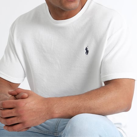 Polo Ralph Lauren - Camiseta blanca de rizo