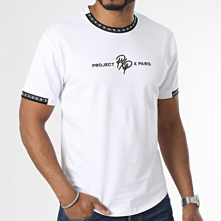 Project X Paris - Tee Shirt Oversize 2210218 Blanc Noir