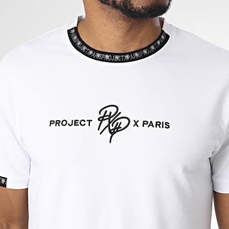 Project X Paris - Maglietta oversize 2210218 Bianco Nero